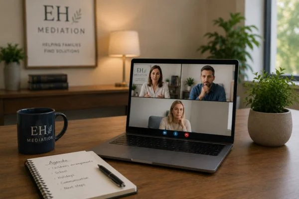 child access mediation Barnet online meeting.